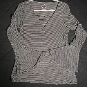 Stripe Bell Sleeve Top from American Eagle 🦅